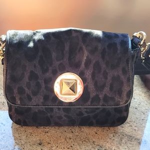 EUC Kate Spade black suede bag
